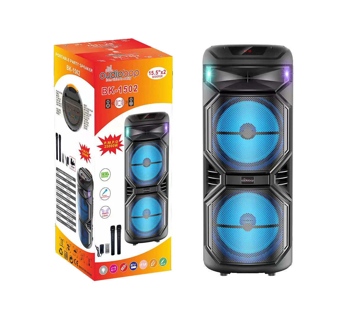 15inch Subwoofer Speaker Wireless Microphone Big Box Dj Party Speaker Home Theatre System For Outdoor
15inch Subwoofer Speaker Wireless Microphone Big Box Dj Party Speaker Home Theatre System For Outdoor