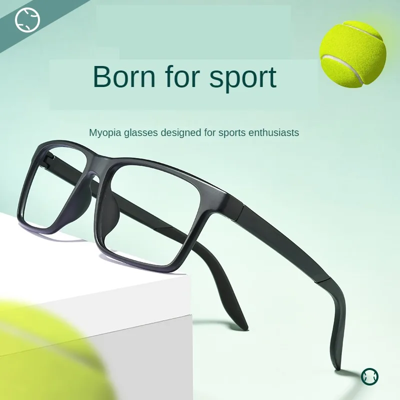 New Sport Myopia Glasses Men's Frame Fashionable Black Large Frame Big Face Glasses Frame 9107ZM ultra light TR Box Glasses
New Sport Myopia Glasses Men's Frame Fashionable Black Large Frame Big Face Glasses Frame 9107ZM ultra light TR Box Glasses