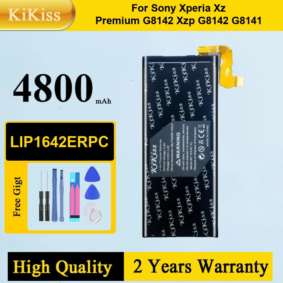 4800mAh High Capacity Battery for SONY Xperia XZ Premium G8142 XZP G8142 G8141 LIP1642ERPC + Track NO.
4800mAh High Capacity Battery for SONY Xperia XZ Premium G8142 XZP G8142 G8141 LIP1642ERPC + Track NO.