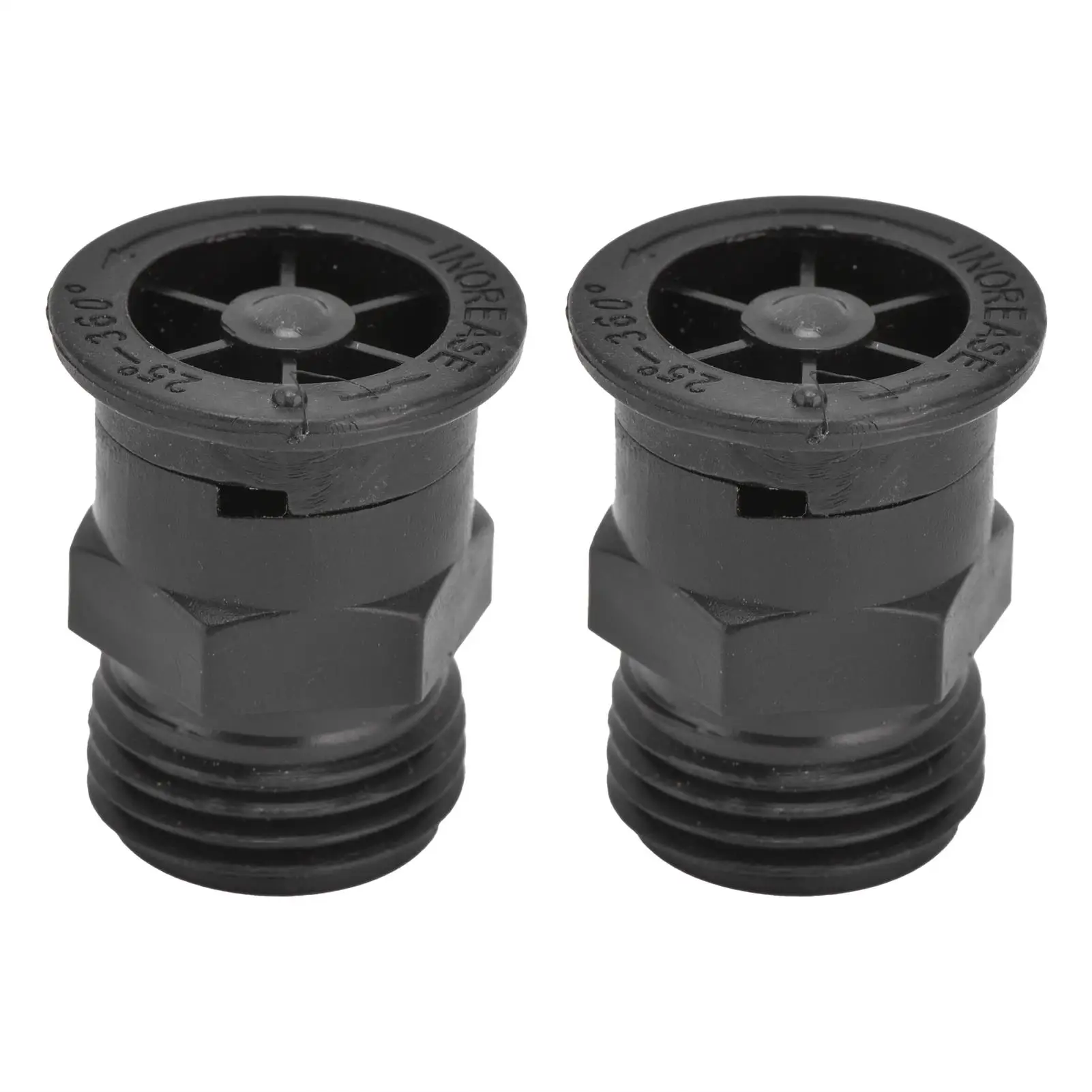 2Pcs G1/2 Threaded Plastic Sprinkler Nozzles for Garden Lawn Irrigation Supplies
2Pcs G1/2 Threaded Plastic Sprinkler Nozzles for Garden Lawn Irrigation Supplies