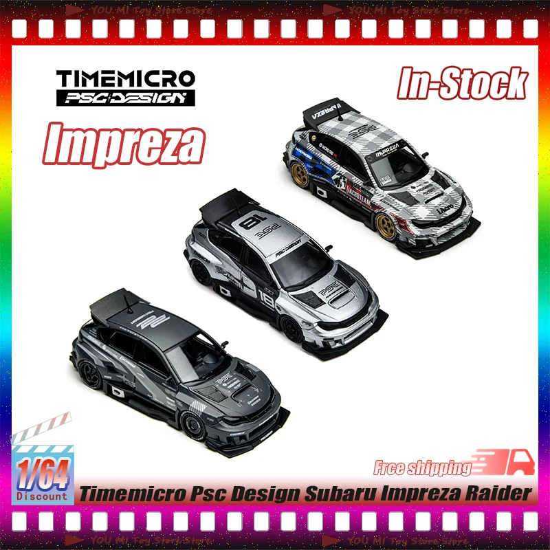 New Timemicro Psc Design Subaru Impreza Raider 1 64 Scale Diecast Car Model Silver Black Stripe Desktop Decor For Car Collectors
New Timemicro Psc Design Subaru Impreza Raider 1 64 Scale Diecast Car Model Silver Black Stripe Desktop Decor For Car Collectors