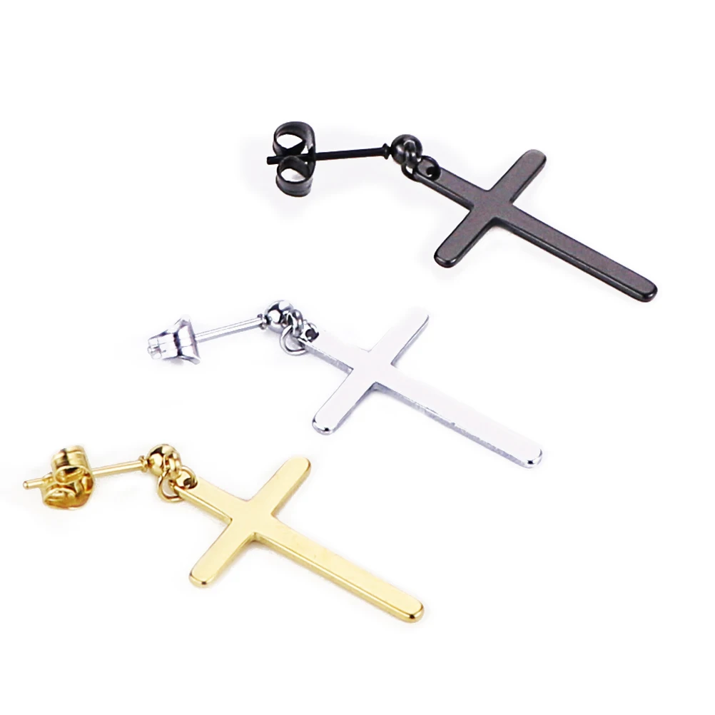 Titanium Steel Earrings Cross Piercing Crucifix Unisex Dangle Hypoallergenic Premium Elegant Birthday Shopping Work Gift
Titanium Steel Earrings Cross Piercing Crucifix Unisex Dangle Hypoallergenic Premium Elegant Birthday Shopping Work Gift