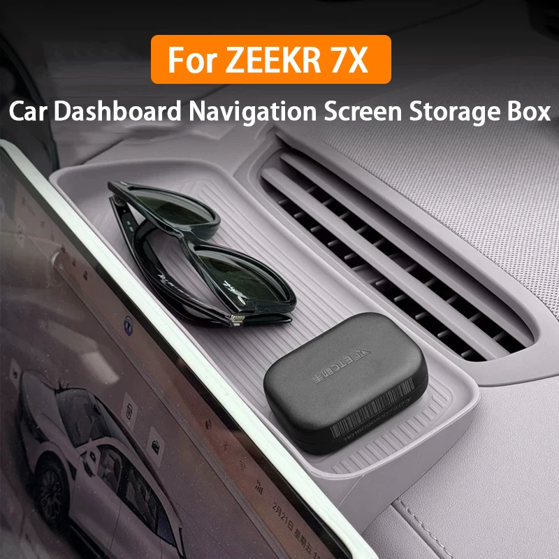 Car Dashboard Navigation Screen Storage Box For ZEEKR 7X 2025 2026 Silicone Dashboard Storage Box Automobile Interior Accessorie
Car Dashboard Navigation Screen Storage Box For ZEEKR 7X 2025 2026 Silicone Dashboard Storage Box Automobile Interior Accessorie