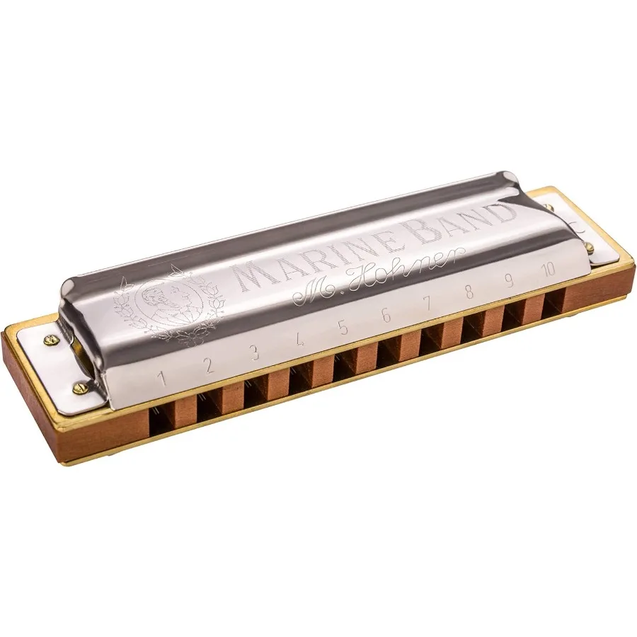HOHNER 1896BX Marine Band Harmonica in Key of B Natural Minor for Blues and Folk Music Performance Premium Quality with Durable
HOHNER 1896BX Marine Band Harmonica in Key of B Natural Minor for Blues and Folk Music Performance Premium Quality with Durable