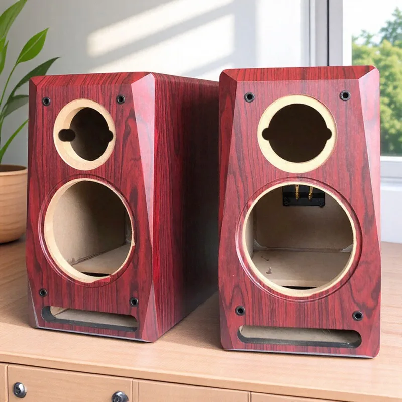 Wood Color 6.5 Inch Empty Cabinet Bookshelf Speaker Box 2 Way Maze HIFI Audio Enclosure for Car
Wood Color 6.5 Inch Empty Cabinet Bookshelf Speaker Box 2 Way Maze HIFI Audio Enclosure for Car