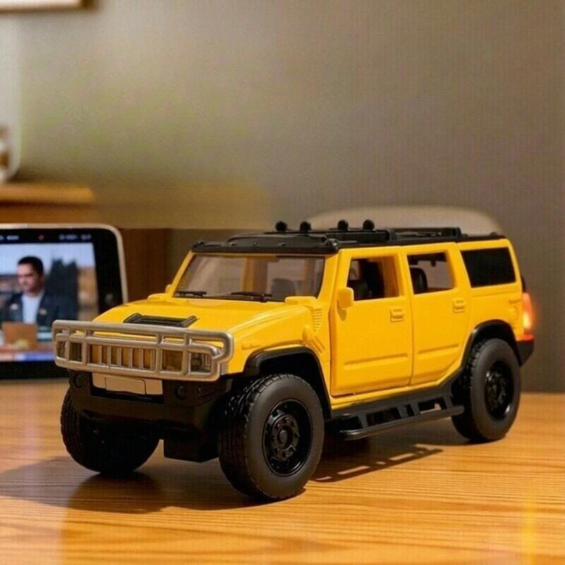 1:32 H2 SUV Off-road Alloy Diecast Toy Cars Model Simulated with Sound Light Vehicles Collection Toys Children Birthday Gifts
1:32 H2 SUV Off-road Alloy Diecast Toy Cars Model Simulated with Sound Light Vehicles Collection Toys Children Birthday Gifts