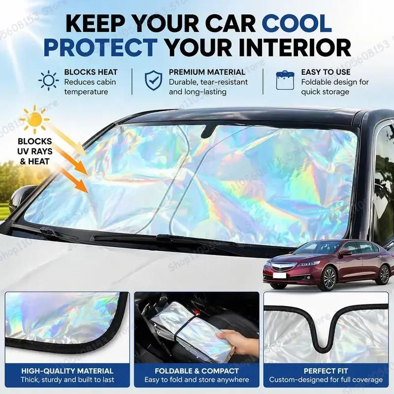 For Acura TLX 2015-2025 Foldable Windshield Sun Shade UV Protection Reflective Car Interior Accessory Heat Blocking Sunscreen
For Acura TLX 2015-2025 Foldable Windshield Sun Shade UV Protection Reflective Car Interior Accessory Heat Blocking Sunscreen