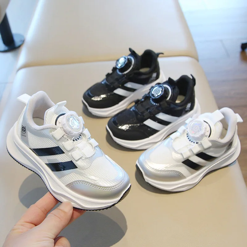 Children Casual Shoes 2026 Boys Girls White Sneakers Rotating Button Breathable Mesh Spring/Autumn Lightweight kids shoes
Children Casual Shoes 2026 Boys Girls White Sneakers Rotating Button Breathable Mesh Spring/Autumn Lightweight kids shoes
