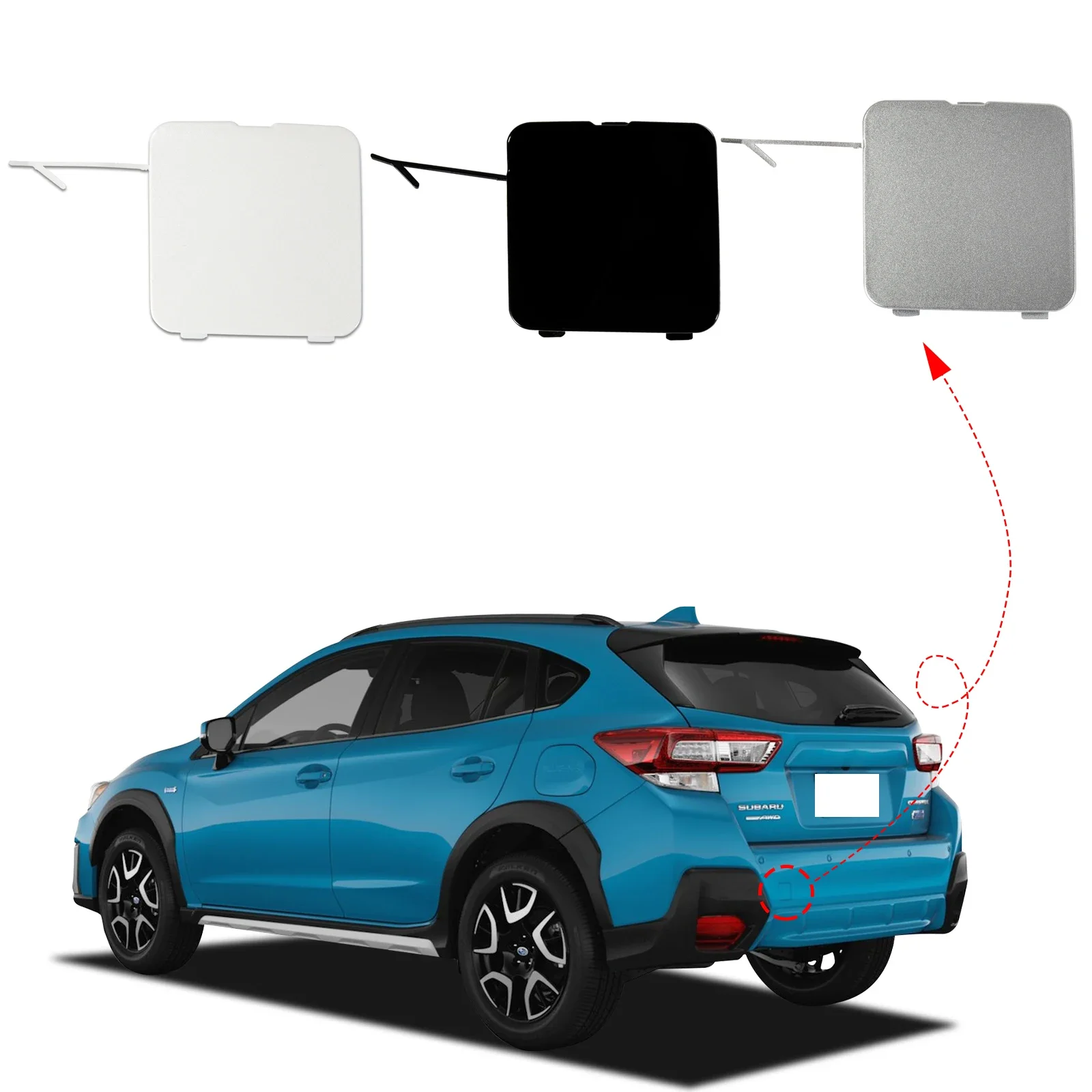 Rear Bumper Tow Hook Cover Cap Eye For Subaru Crosstrek 2018 2019 2020 2021 2022 2023 57731FL570NN Towing Eye Cap
Rear Bumper Tow Hook Cover Cap Eye For Subaru Crosstrek 2018 2019 2020 2021 2022 2023 57731FL570NN Towing Eye Cap