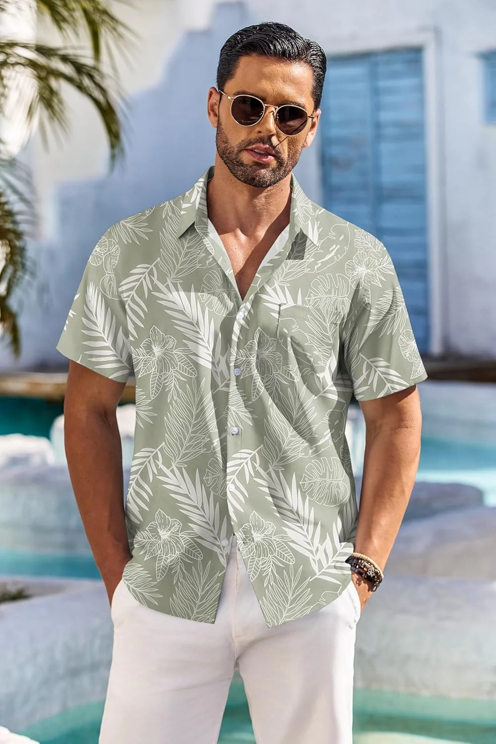 2026 New Mens Summer Refreshing Short-Sleeved Lapel Shirt Tropical Plant Coconut Tree 3D Printed Shirt Hawaiian Beach Casual Top
2026 New Mens Summer Refreshing Short-Sleeved Lapel Shirt Tropical Plant Coconut Tree 3D Printed Shirt Hawaiian Beach Casual Top