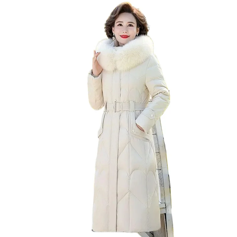New Women Down Jacket Winter Coat Female Mid Length Version Parkas Large Size Thick Warm Outwear Hooded Fur Collar Overcoat
New Women Down Jacket Winter Coat Female Mid Length Version Parkas Large Size Thick Warm Outwear Hooded Fur Collar Overcoat