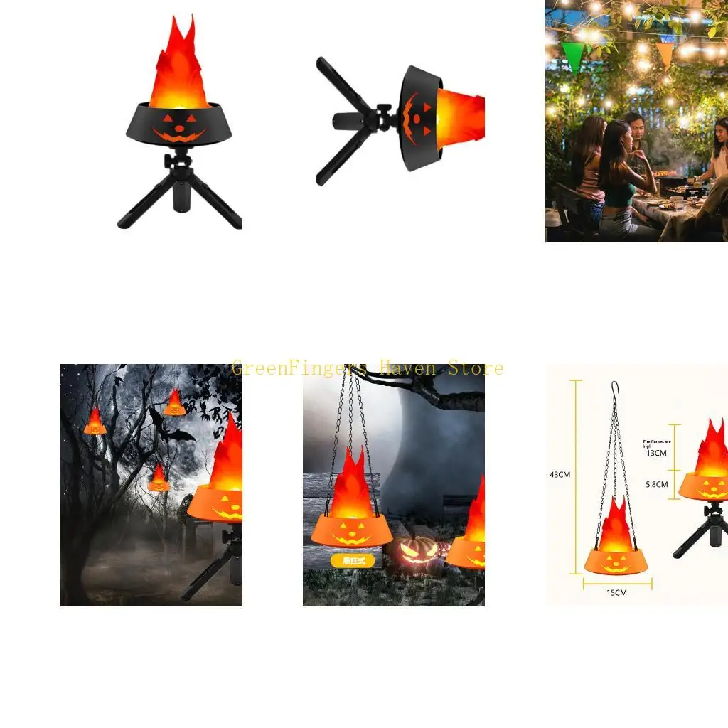 F68D Realistic Glowing LED Halloween Pumpkin Light Flickering Flame LED Lamp
F68D Realistic Glowing LED Halloween Pumpkin Light Flickering Flame LED Lamp