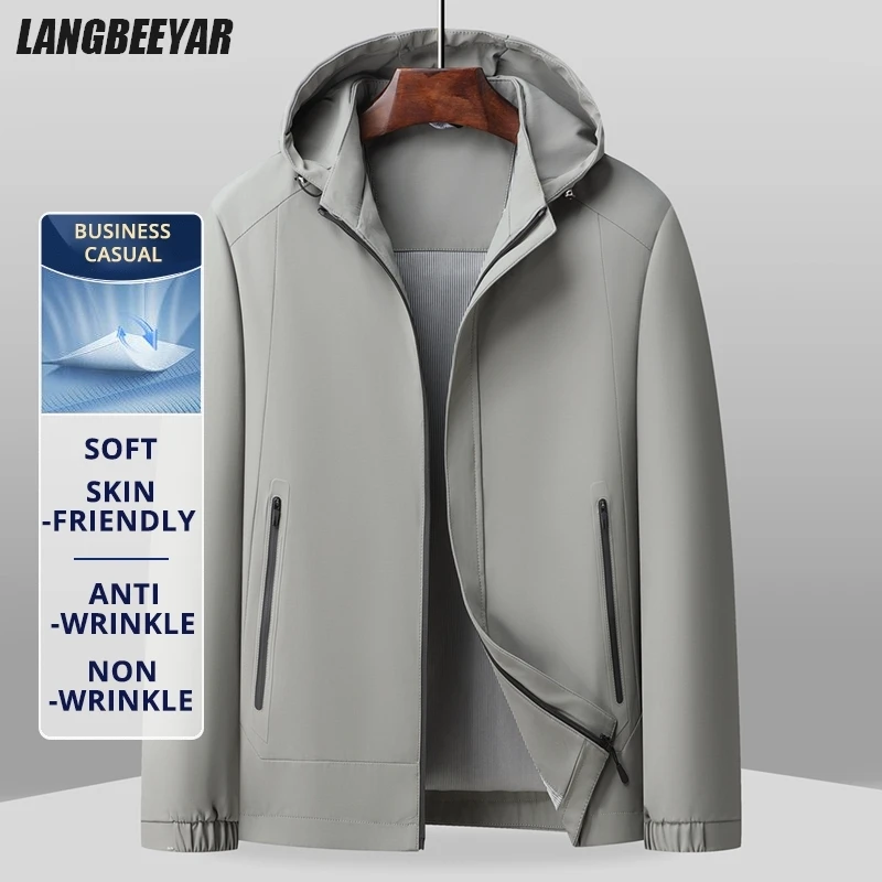Top Grade Anti Wrinkle New Men Business Casual Mature Hooded Brand Blazer Jacket Windbreaker Lightweight Executive Coats 
Top Grade Anti Wrinkle New Men Business Casual Mature Hooded Brand Blazer Jacket Windbreaker Lightweight Executive Coats