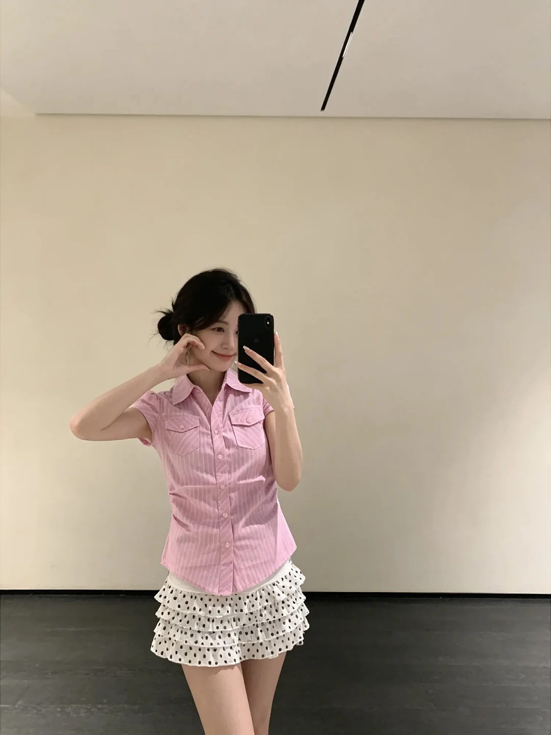Slimming Effect Korean Style College Girl Striped Waist-Cinching Short Sleeve Shirt Women's Summer Fashion Top
Slimming Effect Korean Style College Girl Striped Waist-Cinching Short Sleeve Shirt Women's Summer Fashion Top