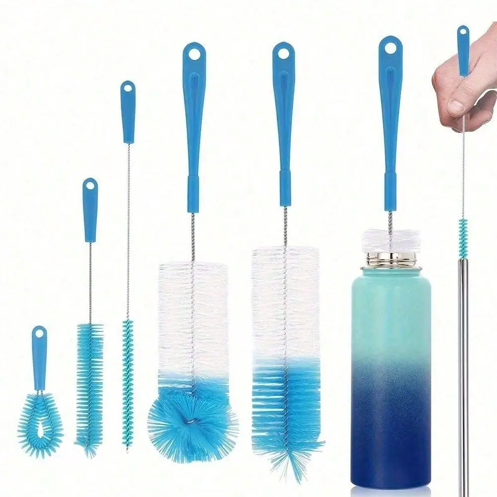 Set Deluxe Bottle Cleaning Brush Set Long Handle 5In1 MultiPurpose Cleaner For Narrow Neck Bottles, Sport Bottles, Coffee Mugs,
Set Deluxe Bottle Cleaning Brush Set Long Handle 5In1 MultiPurpose Cleaner For Narrow Neck Bottles, Sport Bottles, Coffee Mugs,