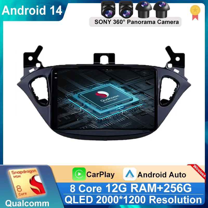 2din Android 14 Car Radio Multimedia Video Player for Opel Adam 2013 - 2016 for Corsa E 2015 - 2019 Audio Stereo CarPlay Auto 4G
2din Android 14 Car Radio Multimedia Video Player for Opel Adam 2013 - 2016 for Corsa E 2015 - 2019 Audio Stereo CarPlay Auto 4G