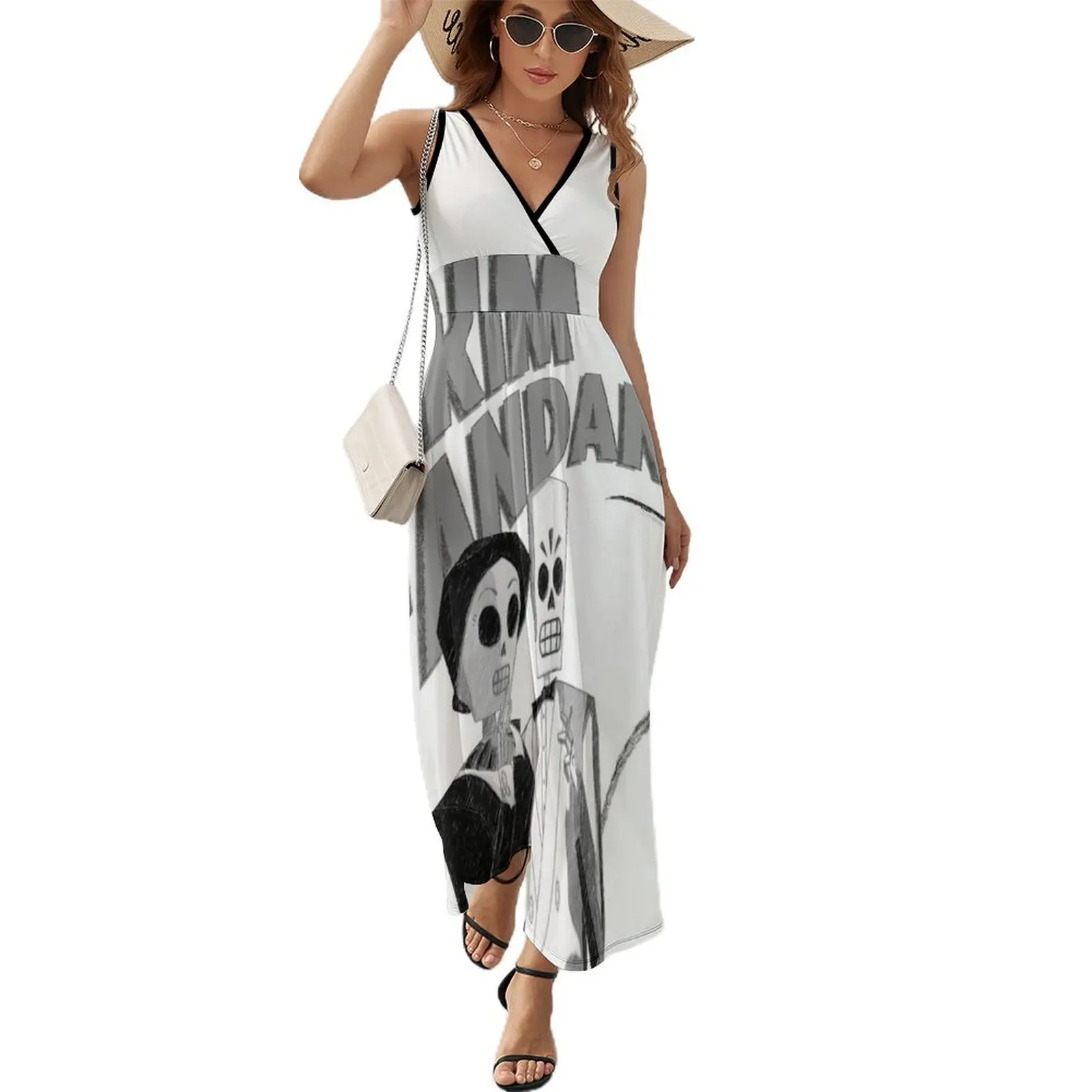 Grim Fandango Sleeveless Dress Summer skirt woman dress clothes long sleeve dresses
Grim Fandango Sleeveless Dress Summer skirt woman dress clothes long sleeve dresses