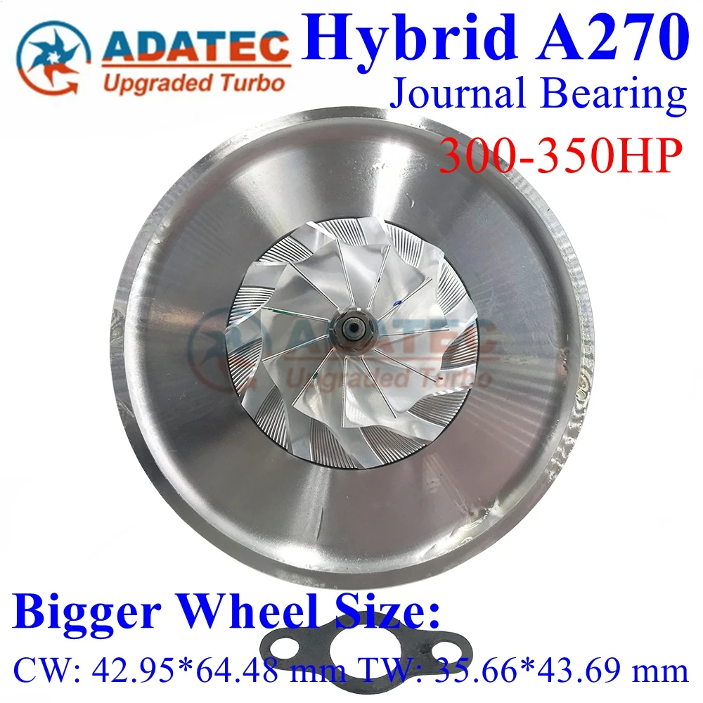 Hybrid A270 AL0069 Turbo Cartridge 350HP A2700901880 A2700902980 A2700901480 Turbine CHRA FOR Mercedes A CLASS A250 1991cm 211
Hybrid A270 AL0069 Turbo Cartridge 350HP A2700901880 A2700902980 A2700901480 Turbine CHRA FOR Mercedes A CLASS A250 1991cm 211