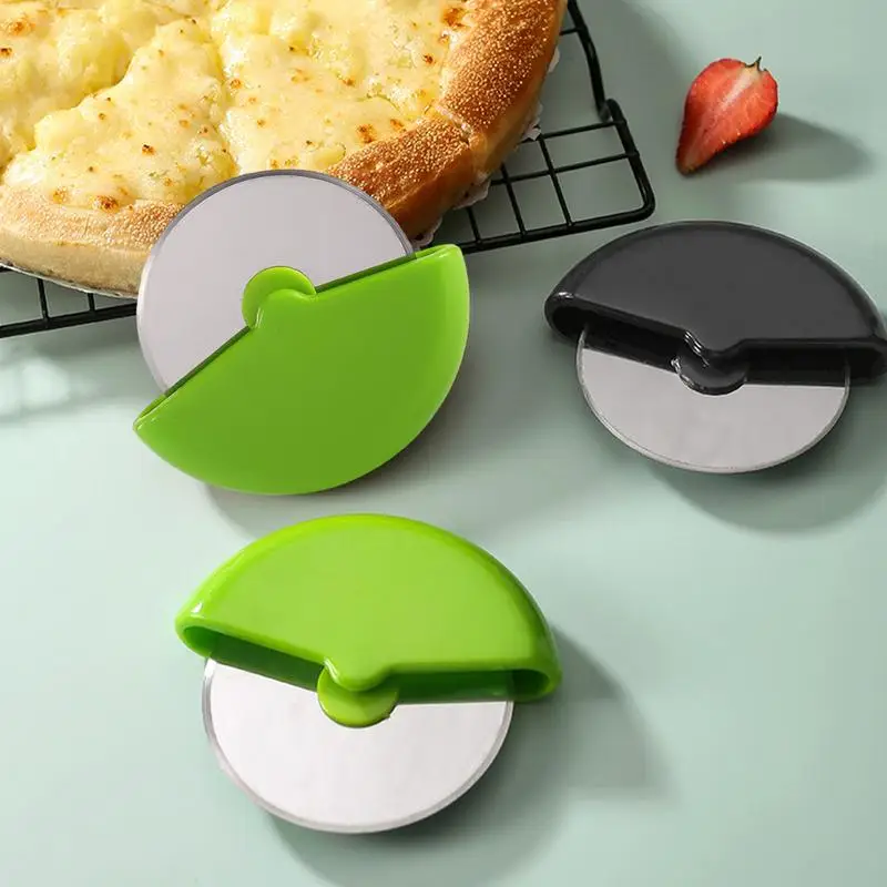 Stainless Steel Pizza Round Wheel Cutting Knife Lid Dough Cutter Pizza Cutting Wheel Slicer Cutter Protective Cover Kitchen Tool
Stainless Steel Pizza Round Wheel Cutting Knife Lid Dough Cutter Pizza Cutting Wheel Slicer Cutter Protective Cover Kitchen Tool