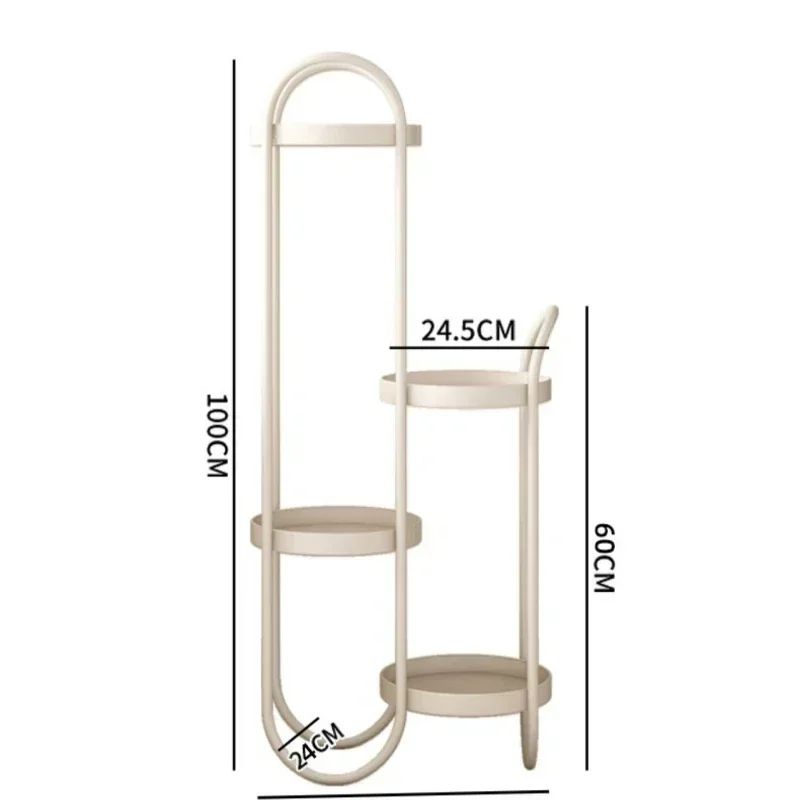 Cream Wind Nano Gold Flower Stand MultiLayer Iron Plant Shelf, Elegant Indoor Plant Holder, Creative Balcony Pot Rack
Cream Wind Nano Gold Flower Stand MultiLayer Iron Plant Shelf, Elegant Indoor Plant Holder, Creative Balcony Pot Rack