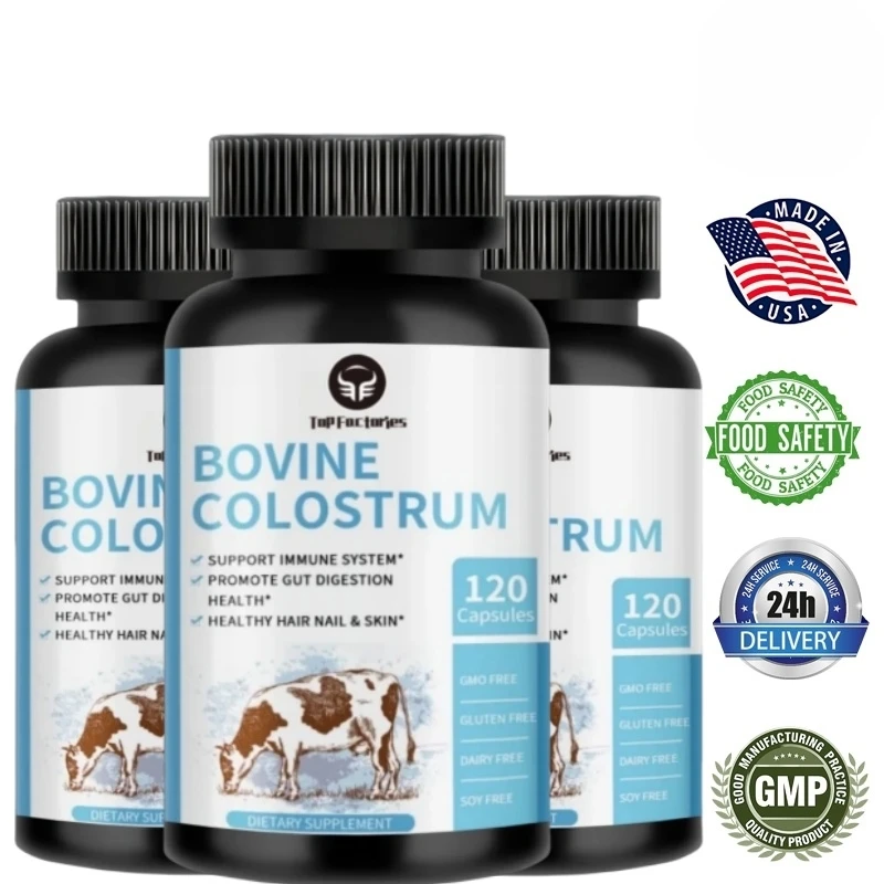 1000mg Probiotic Bovine Colostrum Capsules Support Intestinal And Digestive Hair, Nails, Skin And Muscle
1000mg Probiotic Bovine Colostrum Capsules Support Intestinal And Digestive Hair, Nails, Skin And Muscle