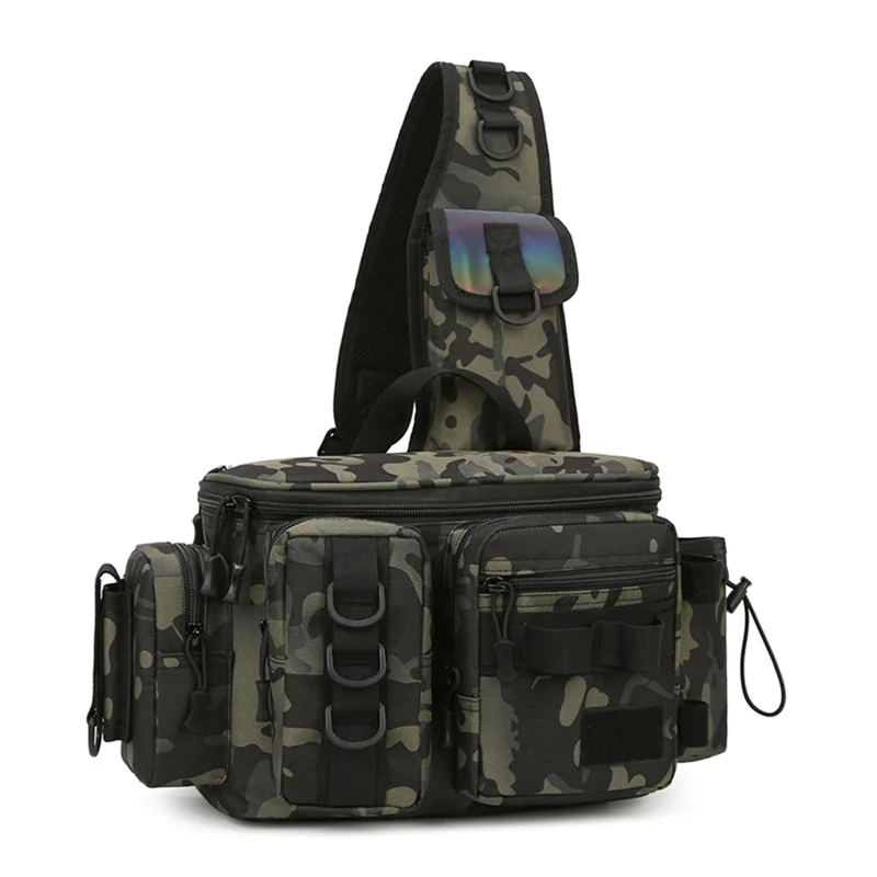 ASDS-Fishing Tackle Backpack Lure Box Gear Storage Bag Fanny Pack Fly Fishing Backpack With Rod Holder Sling Shoulder Bag 
ASDS-Fishing Tackle Backpack Lure Box Gear Storage Bag Fanny Pack Fly Fishing Backpack With Rod Holder Sling Shoulder Bag
