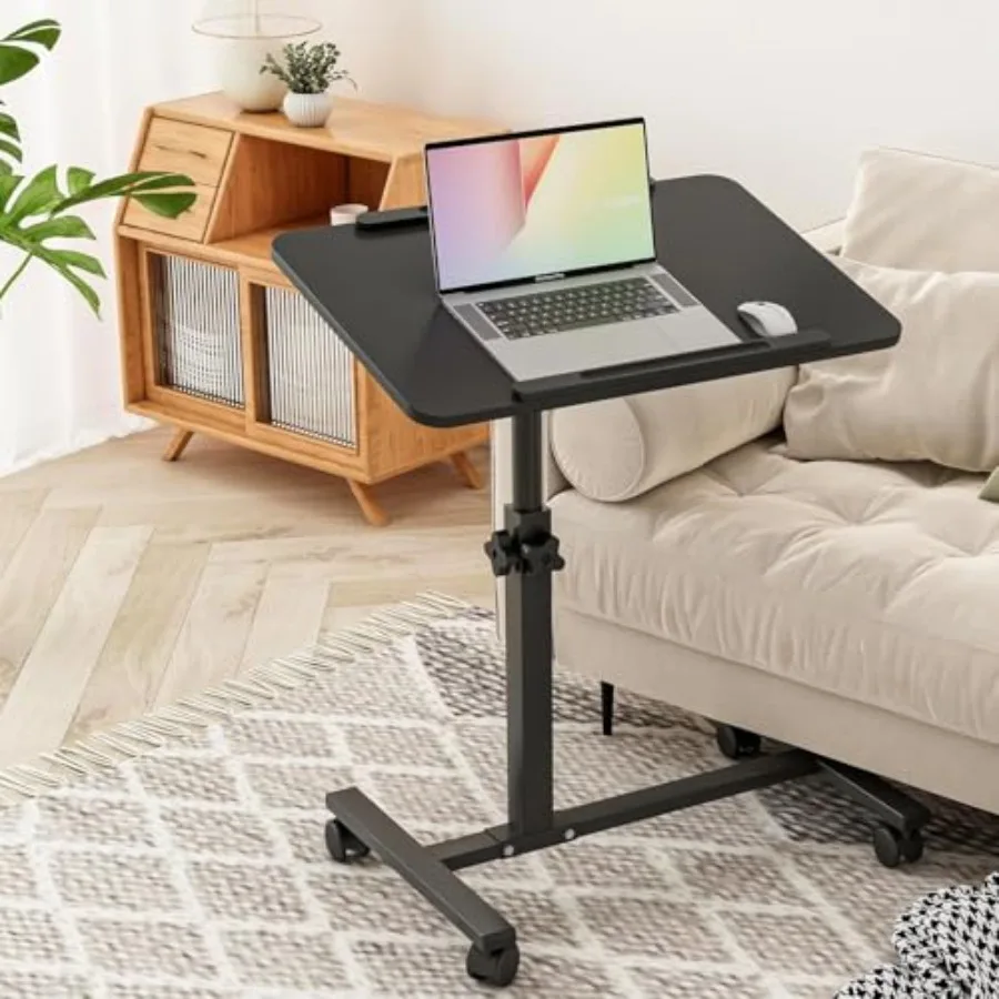 Laptop Table Mobile Adjustable Height Portable Desk Notebook Swivel PC Computer Rolling Desk with Wheels Laptop Stand for Couch
Laptop Table Mobile Adjustable Height Portable Desk Notebook Swivel PC Computer Rolling Desk with Wheels Laptop Stand for Couch