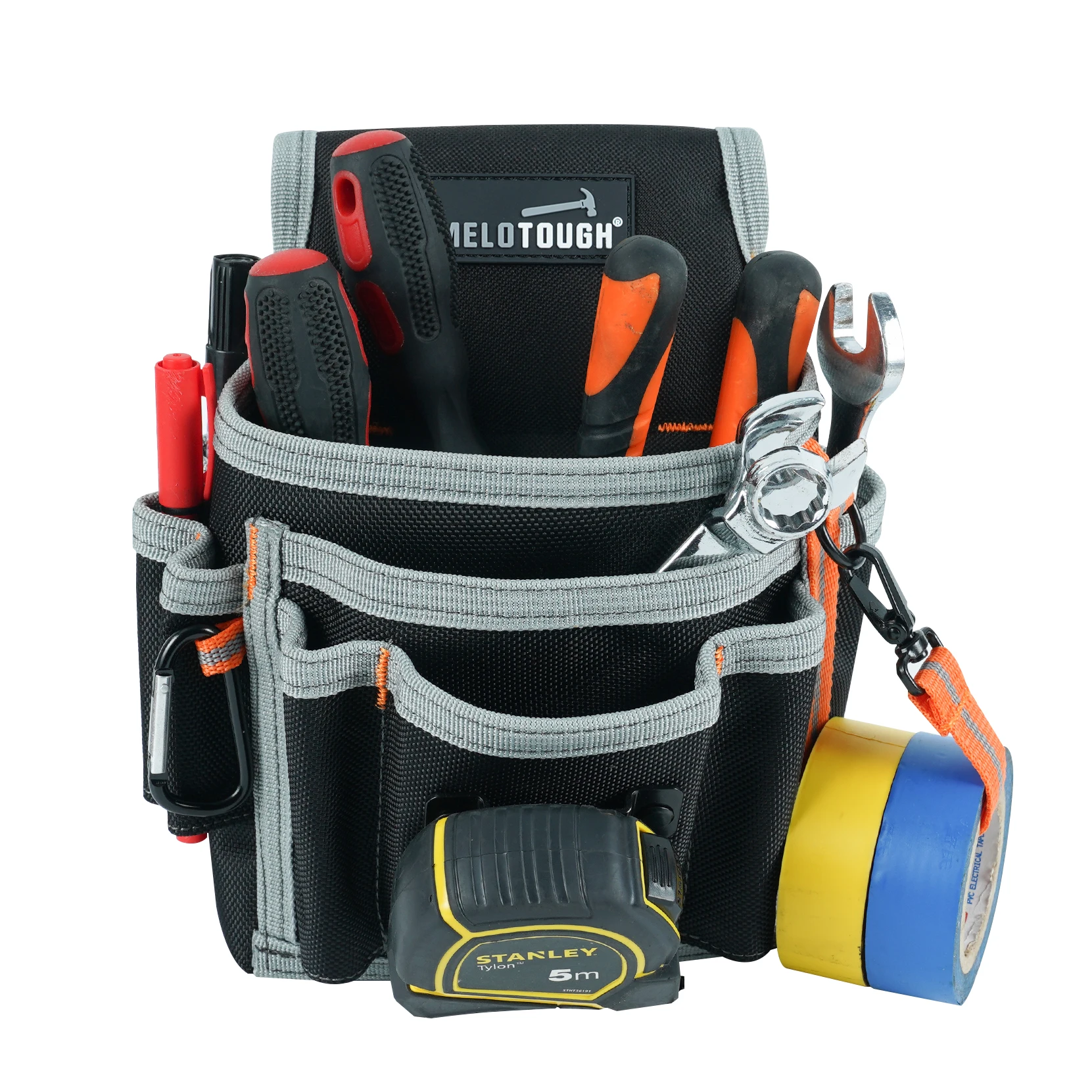 Melotough electrician small tool bag, tool kit with multiple pockets, construction tool bag tool organizer
Melotough electrician small tool bag, tool kit with multiple pockets, construction tool bag tool organizer