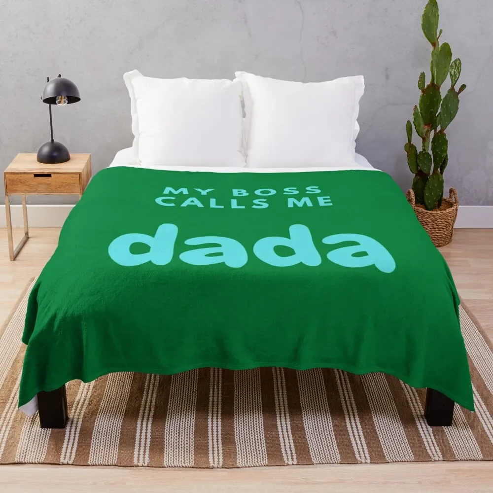 My Boss Calls Me Dada - Funny Fathers Day Gifts 2024 (Blue Design) Throw Blanket Wrinkle Resistant Lightweight Blanket
My Boss Calls Me Dada - Funny Fathers Day Gifts 2024 (Blue Design) Throw Blanket Wrinkle Resistant Lightweight Blanket