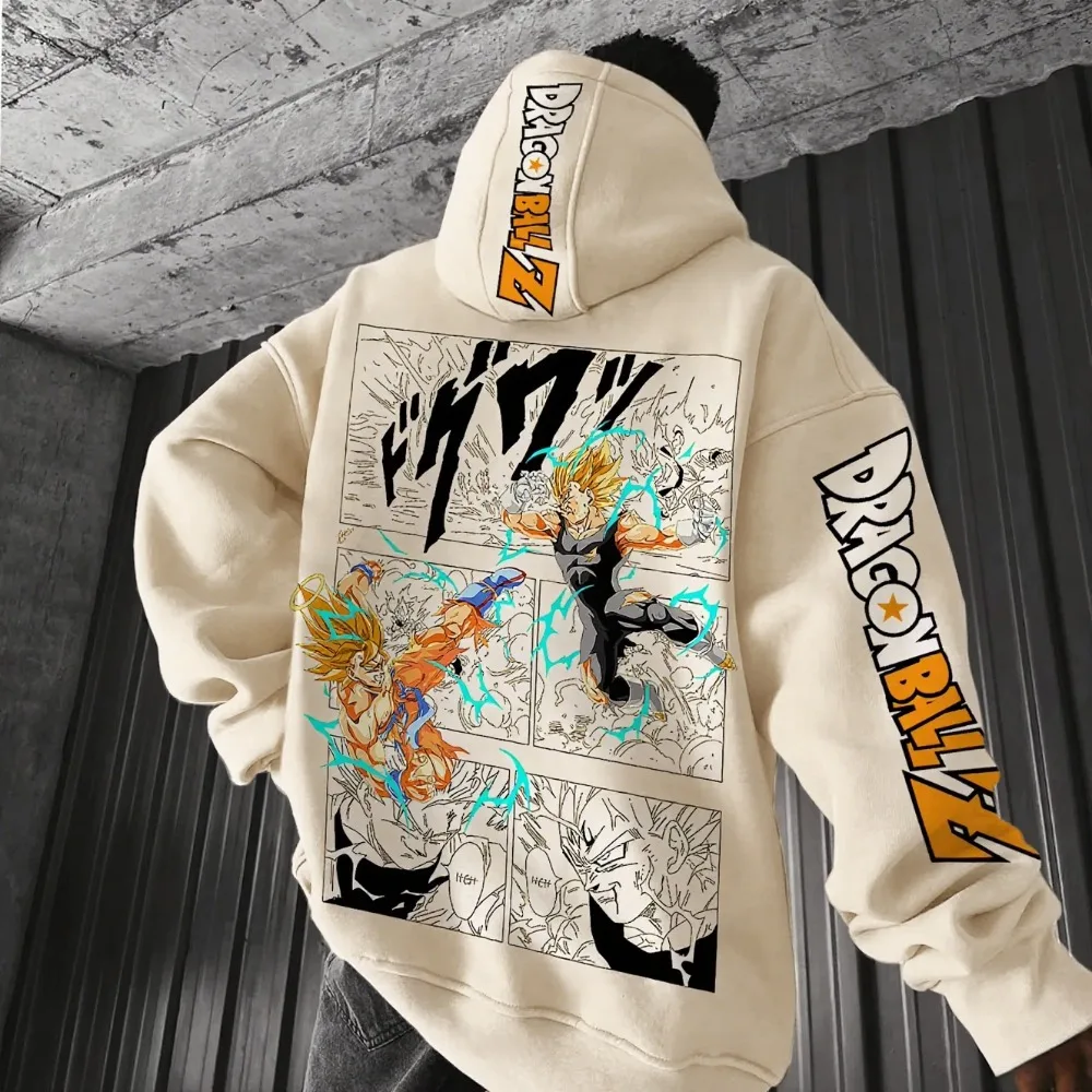 Dragon Ball Men's Parent-child Casual Multi-color Hooded Sweatshirt for Autumn and Winter, Loose and Fashionable Long-sleeved
Dragon Ball Men's Parent-child Casual Multi-color Hooded Sweatshirt for Autumn and Winter, Loose and Fashionable Long-sleeved