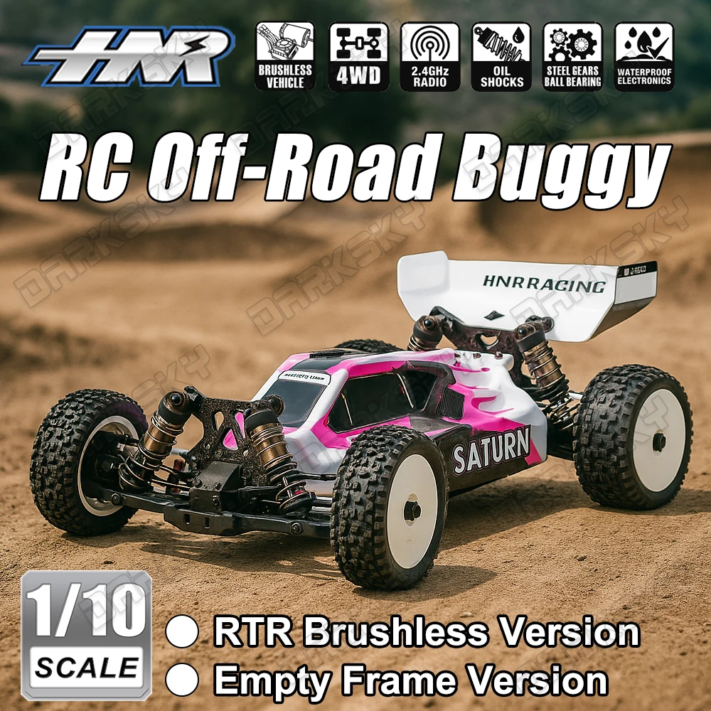 HNR 4WD Brushless RC Off-Road Buggy H9806 SATURN Electric Remote Control Model Cars Adult Children's Toys
HNR 4WD Brushless RC Off-Road Buggy H9806 SATURN Electric Remote Control Model Cars Adult Children's Toys