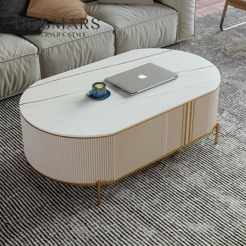 GZ Stone Plate Coffee Table Small Apartment Living Room Creative High Oval
GZ Stone Plate Coffee Table Small Apartment Living Room Creative High Oval