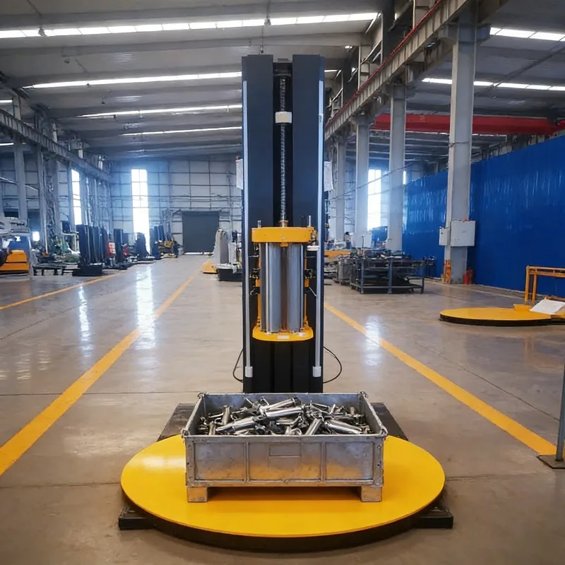 Customizable Automatic Pallet Stretch Wrapping Machine PLC HMI Interface Variable Speed Film Tension Control
Customizable Automatic Pallet Stretch Wrapping Machine PLC HMI Interface Variable Speed Film Tension Control