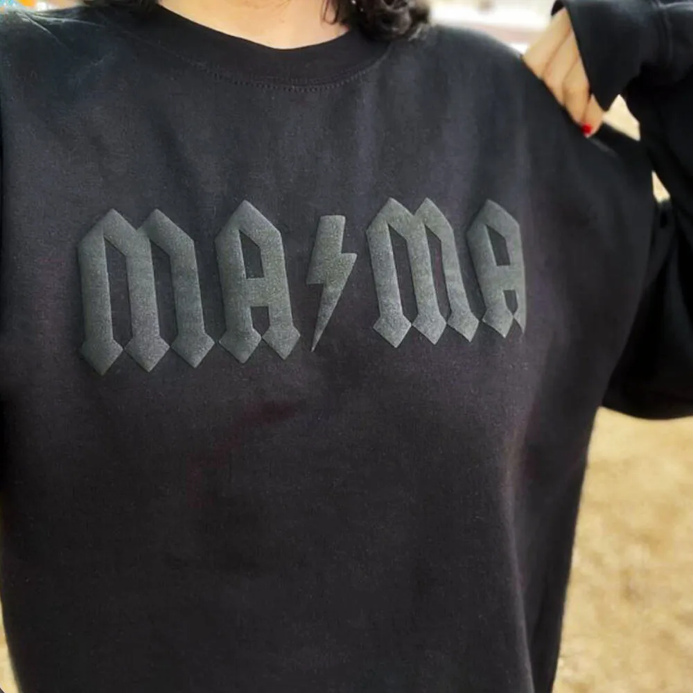 MA MA Letters Puff Printing Women Casual Black Crewneck Sweatshirts Autumn Long Sleeve Loose Cotton Thick Fleece Warm Pullover
MA MA Letters Puff Printing Women Casual Black Crewneck Sweatshirts Autumn Long Sleeve Loose Cotton Thick Fleece Warm Pullover