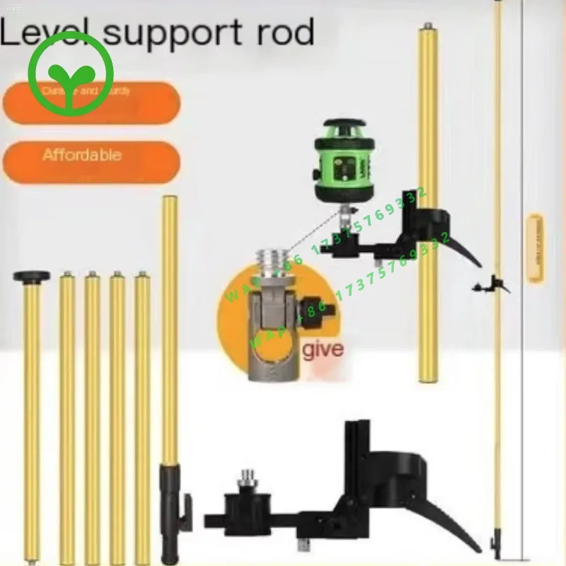 【2026】New Line Leveler Telescopic Pole Aluminum Alloy Adjustable Lift Extend Bracket Holder Stand Support For 1/4''5/8'' Level
【2026】New Line Leveler Telescopic Pole Aluminum Alloy Adjustable Lift Extend Bracket Holder Stand Support For 1/4''5/8'' Level