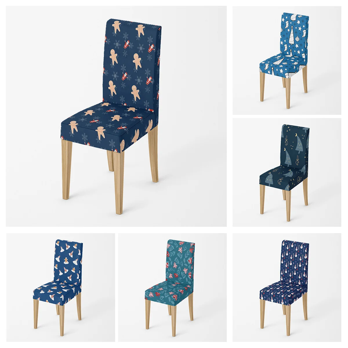 Christmas Dining Chair Cover Spandex Elastic Chair Slipcovers Case Stretch Chair Covers for Wedding Hotel Banquet Dining Room
Christmas Dining Chair Cover Spandex Elastic Chair Slipcovers Case Stretch Chair Covers for Wedding Hotel Banquet Dining Room