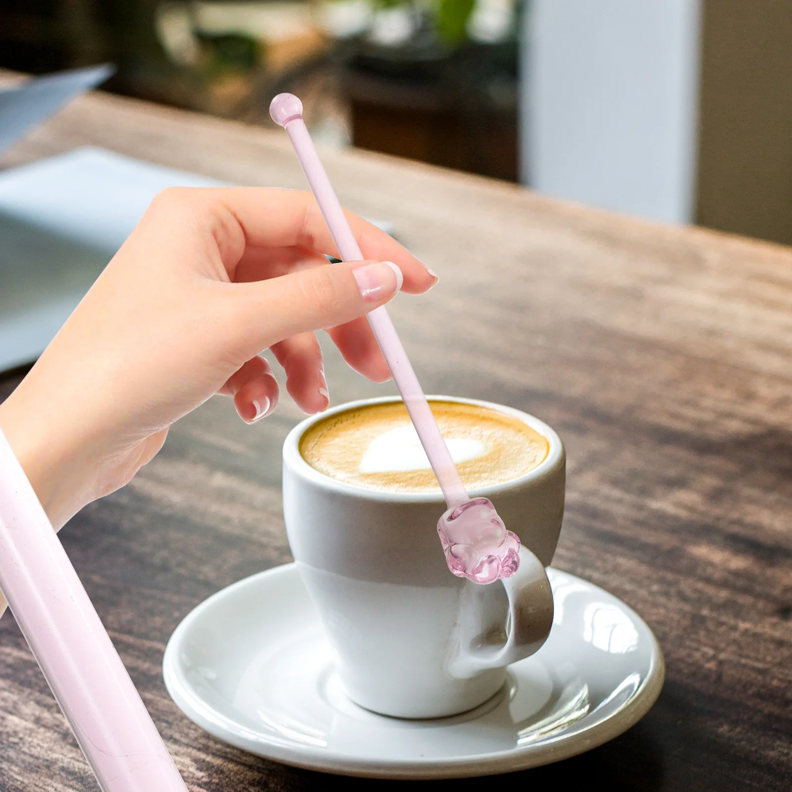2Pcs Cat Paw Glass Reusable Coffee Cocktail Stirring Sticks Drink Mixing Swizzle Rods Coffee Stirrers Reusable
2Pcs Cat Paw Glass Reusable Coffee Cocktail Stirring Sticks Drink Mixing Swizzle Rods Coffee Stirrers Reusable