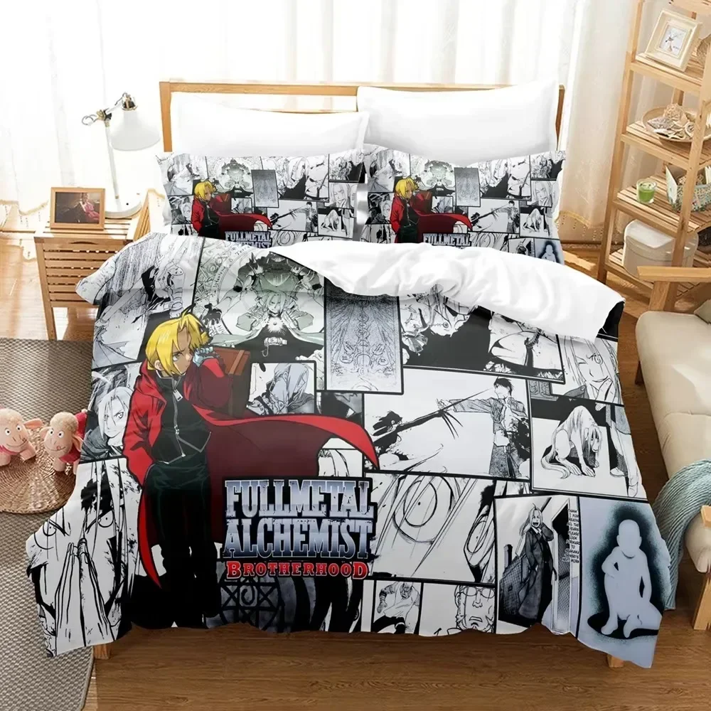 3D Print Anime Fullmetal Alchemist Bedding Set Bedroom Soft Modern Bedspreads Comefortable Duvet Cover Quilt Cover Pillowcase
3D Print Anime Fullmetal Alchemist Bedding Set Bedroom Soft Modern Bedspreads Comefortable Duvet Cover Quilt Cover Pillowcase