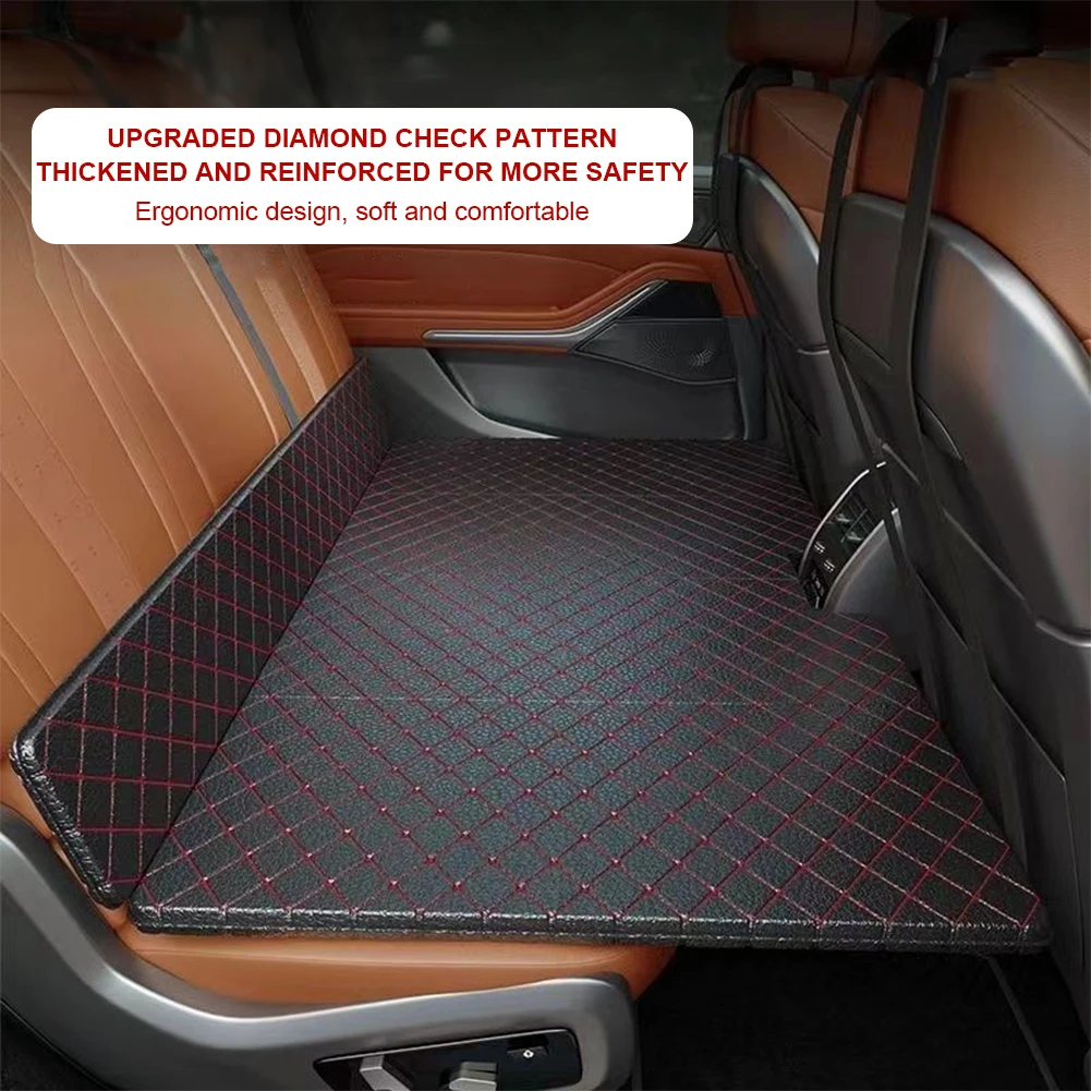 Car Mattress PU Leather Car Back Seat Folding Bed Mattress Non-Inflatable Portable Back Seat Mattress for Car Traveling
Car Mattress PU Leather Car Back Seat Folding Bed Mattress Non-Inflatable Portable Back Seat Mattress for Car Traveling