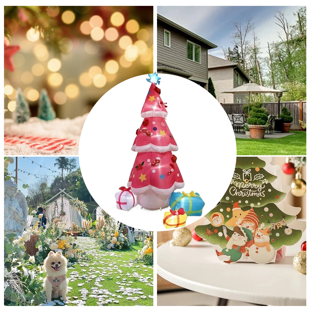 Рождественская елка 6,9 фута, украшение для двора, светодиодные фонари с подсветкой, выдувная рождественская елка, надувная рождественская елка с подарочными коробками
Рождественская елка 6,9 фута, украшение для двора, светодиодные фонари с подсветкой, выдувная рождественская елка, надувная рождественская елка с подарочными коробками