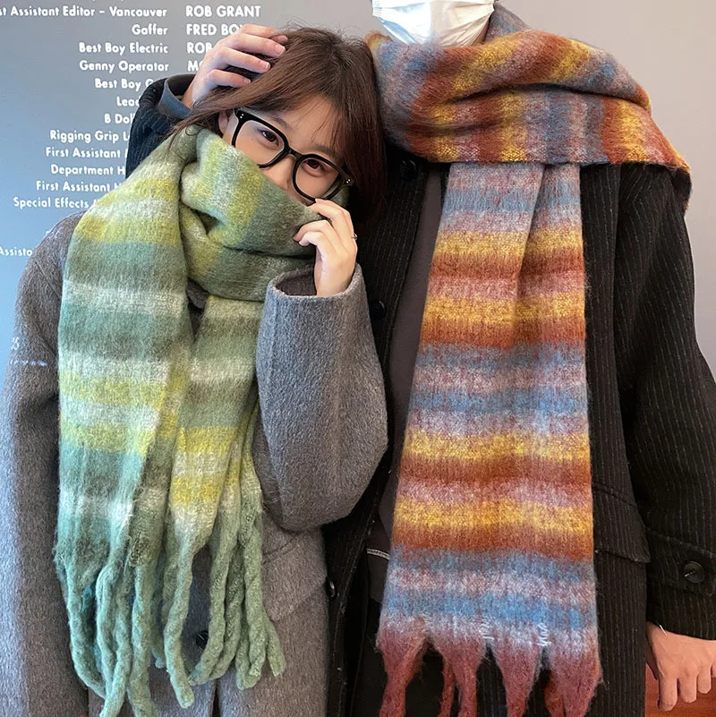 Thick Scarf Women's Winter Warm Neck, Versatile Shawl, Cold Protection, High-end Sense of The Same
Thick Scarf Women's Winter Warm Neck, Versatile Shawl, Cold Protection, High-end Sense of The Same
