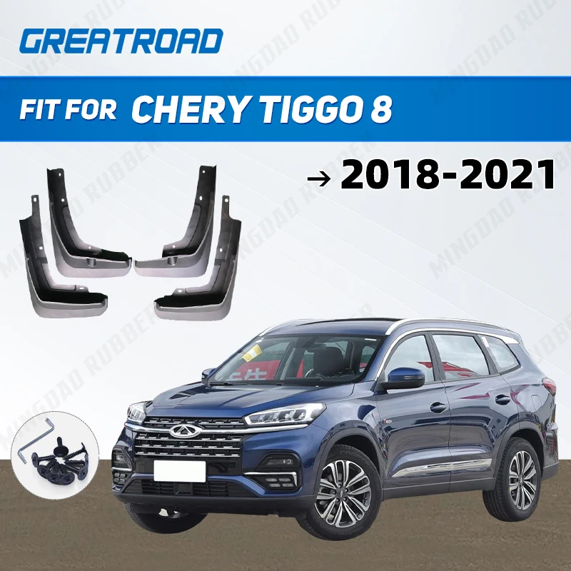 Mudflaps For CHERY TIGGO 8 2018 - 2021 2019 2020 Splash Guards Mud Flaps Front Rear Mudguards Fender
Mudflaps For CHERY TIGGO 8 2018 - 2021 2019 2020 Splash Guards Mud Flaps Front Rear Mudguards Fender