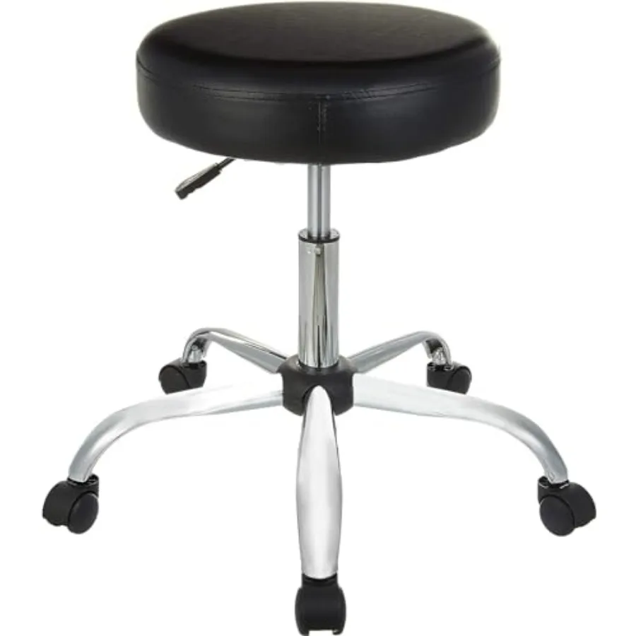 Drafting Spa Bar Stool with Wheels, Height Adjustable Swivel Seat, Easy to Move, Black, 22.05" x 22.83" x 19.88"
Drafting Spa Bar Stool with Wheels, Height Adjustable Swivel Seat, Easy to Move, Black, 22.05" x 22.83" x 19.88"