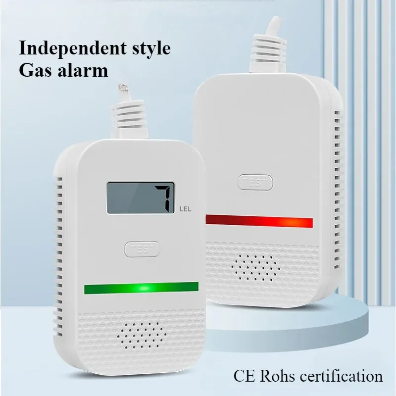 Portable Household Gas Alarm Natural Gas Detector LCD Display Independent Combustible Gas Alarm
Portable Household Gas Alarm Natural Gas Detector LCD Display Independent Combustible Gas Alarm