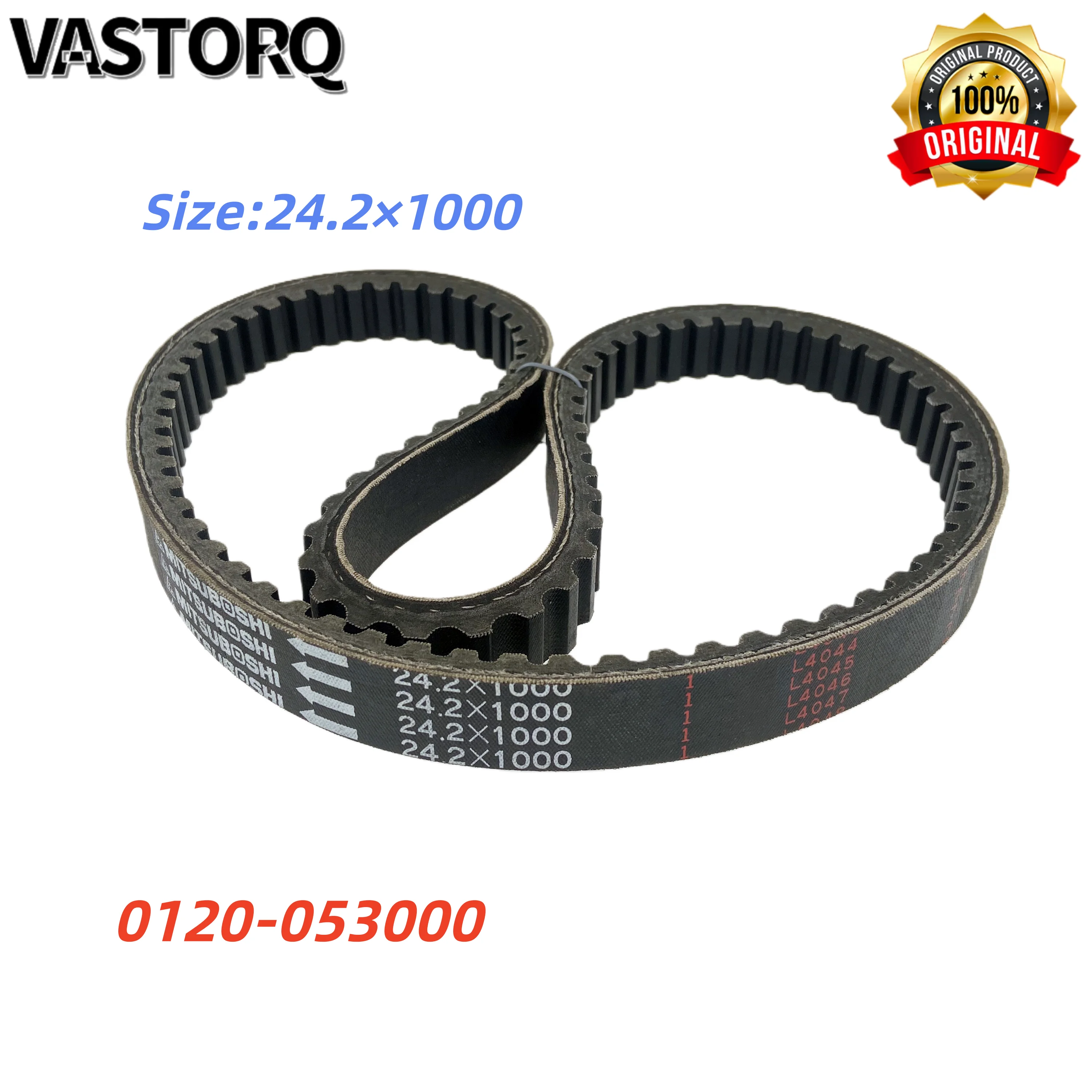 ORIGINAL MITSUBOSHI CVT Drive Belt For CFMOTO CF moto CF250T-3 v3 v5 v9 24.2x1000 0120-053000
ORIGINAL MITSUBOSHI CVT Drive Belt For CFMOTO CF moto CF250T-3 v3 v5 v9 24.2x1000 0120-053000