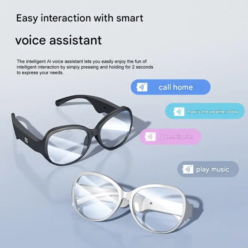 Intelligent Bluetooth-Compatible Glasses With LED Display And AI Voice Assistant For Handsfree Calling And Music Playback F19E
Intelligent Bluetooth-Compatible Glasses With LED Display And AI Voice Assistant For Handsfree Calling And Music Playback F19E