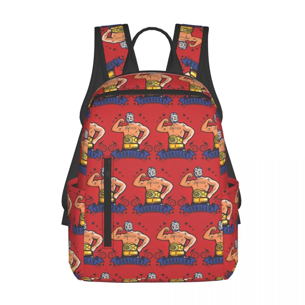 Colorful Mexican Wrestler Luchador Backpack Daypack Children BookBag School Bag Shoulder Bags for Men Women
Colorful Mexican Wrestler Luchador Backpack Daypack Children BookBag School Bag Shoulder Bags for Men Women