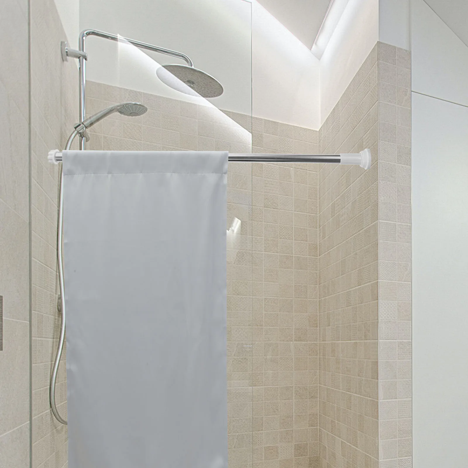 Adjustable Stainless Steel Shower Curtain Rod Black Curved Tension Corner Easy Tool Free Installation Corrosion
Adjustable Stainless Steel Shower Curtain Rod Black Curved Tension Corner Easy Tool Free Installation Corrosion