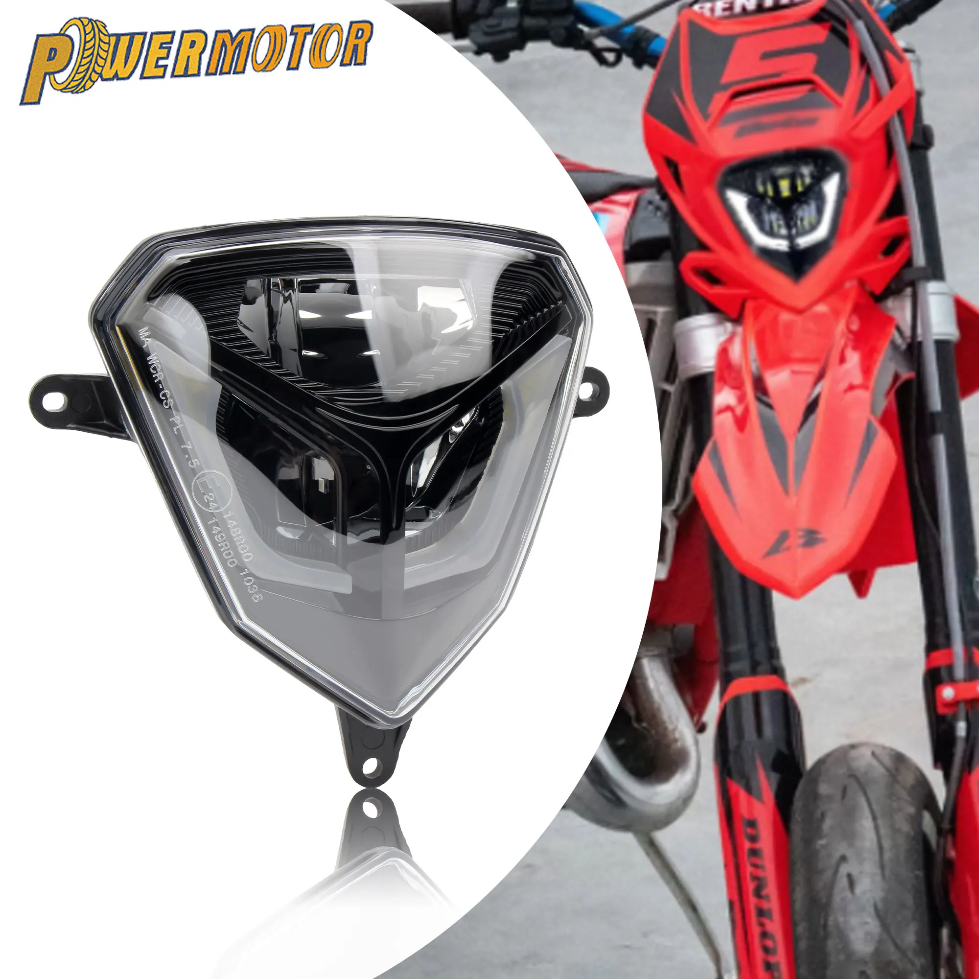 Enduro Motorcycle LED Headlight for Beta RR 125 200 250 300 350 390 430 480 Xtrainer 2020-2025 Racing Motocross Headlamp Parts
Enduro Motorcycle LED Headlight for Beta RR 125 200 250 300 350 390 430 480 Xtrainer 2020-2025 Racing Motocross Headlamp Parts