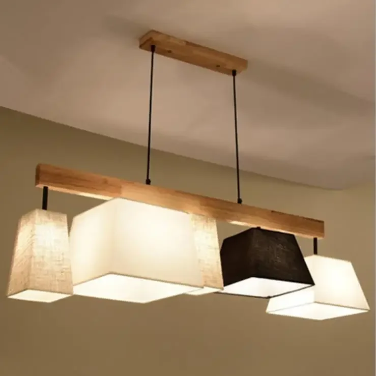 Modern Elegant Fabric Pendant Lights Lampadario Lampshades Bar Lamps Wood Kitchen Lighting Hanging Lamp For Dining Room
Modern Elegant Fabric Pendant Lights Lampadario Lampshades Bar Lamps Wood Kitchen Lighting Hanging Lamp For Dining Room